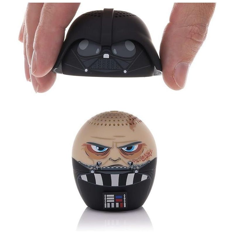 Bitty Boomers Star Wars Darth Vader with Removable Helmet  Mini Bluetooth Speaker - Makes A Great Stocking Stuffer, 5 of 7