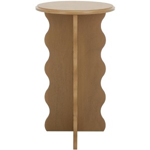 Lilith Wavy Accent Table - ACC5727C - Desert Brown - Safavieh - 1 of 4