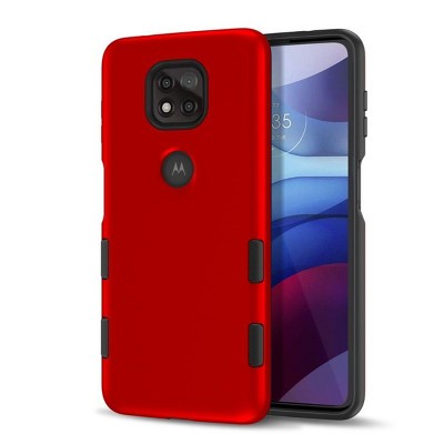 MyBat Pro TUFF Subs Series Case Compatible With Motorola Moto G Power (2021) - Red