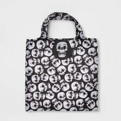 Reusable Bag with Pouch Skull Halloween Trick or Treat Container - Hyde & EEK! Boutique™