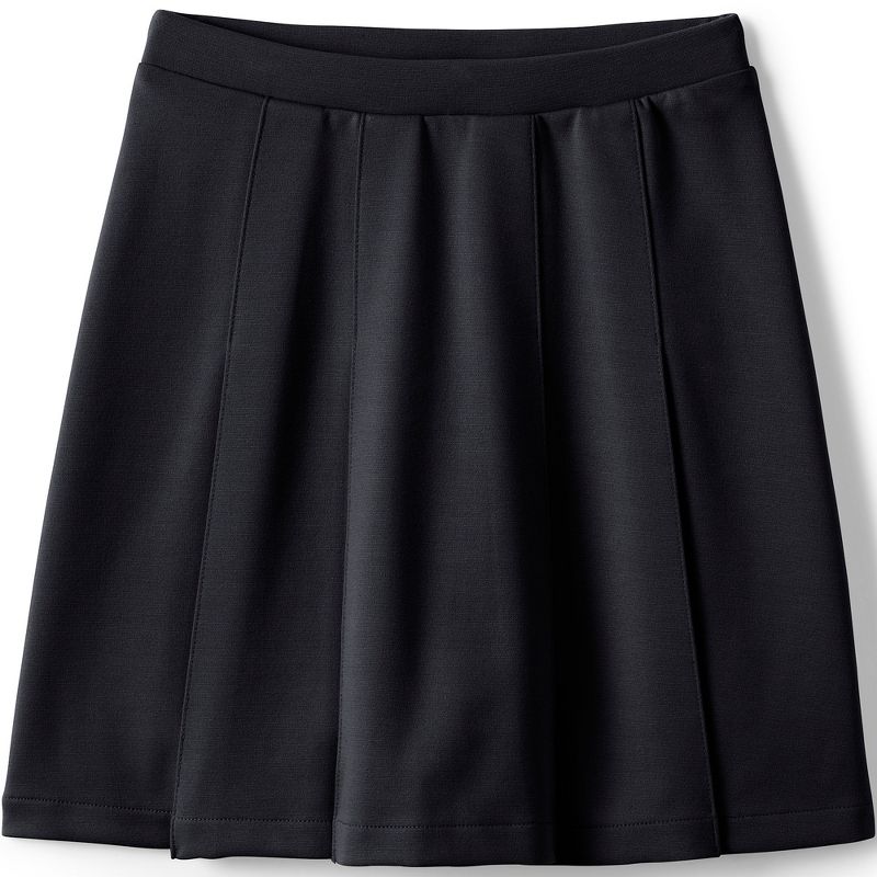 Lands' End Lands' End School Uniform Kids Ponte Pleat Skirt, 1 of 4