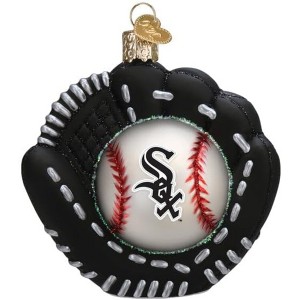 Old World Christmas Blown Glass Ornament for Christmas Tree, Chicago White Sox Baseball Mitt (with OWC Gift Box) - 1 of 4