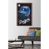 Trends International MLB Los Angeles Dodgers - Neon Helmet 23 Unframed Wall Poster Prints - 2 of 4