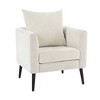 NicBex Modern Mid Century Accent Chair Armchair with Wooden Legs & Anti-Slip Pads Capacity for Living Room/Bedroom/Office - 2 of 4