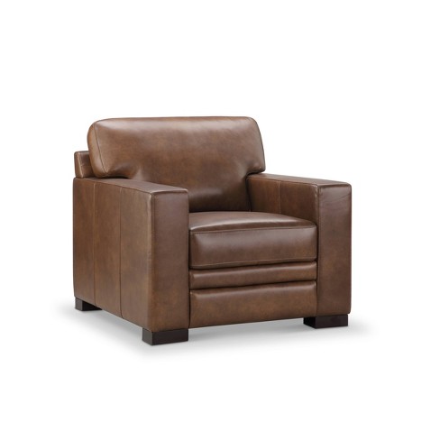 Blake Top Grain Leather Chair Brown Abbyson Living Target