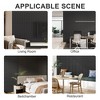 Gulches 4-Pack Solid Wood Acoustic Wall Panels (94.5" x 5.7") - Chic Slat Panels for Interior Decor (Black Finish) - 4 of 4