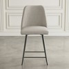 Jofran, Macey Contemporary Modern Upholstered Counter Barstool (Set of 2) - 3 of 4