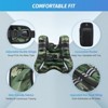 Attop Weighted Vest 6-30lb Forest Camo Reflective for Workout Strength Training Running Fitness Muscle Building Weight Lifting - 2 of 4