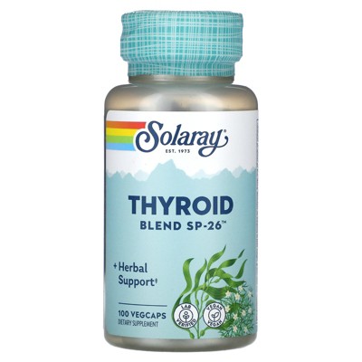 Solaray Thyroid Blend SP-26, 100 VegCaps