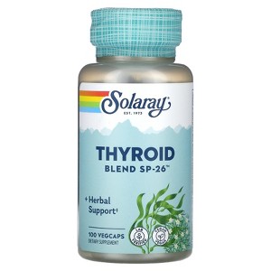 Solaray Thyroid Blend SP-26, 100 VegCaps - 1 of 3