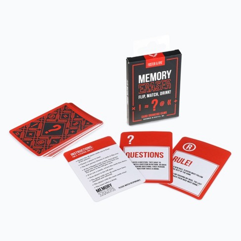 Foster & Rye Memory Eraser - Card Matching Games For Adults, Classic ...