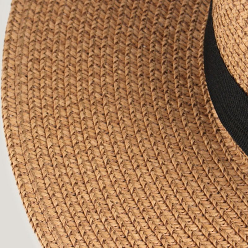 Women's Black Band Straw Hat - Cupshe, 2 of 8