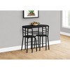 NicBex 3-Piece Storage Oval Dining Table Set & Backrest Chairs for Kitchen,Dining Room,Restaurant,Modern Dinette Set with Metal Frame - 2 of 4
