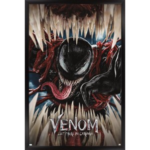 Trends International Marvel Venom: Let There be Carnage - Teeth One Sheet Framed Wall Poster Prints - 1 of 4