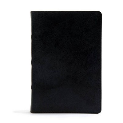 CSB Pastor's Bible, Black Leathertouch - by  Csb Bibles by Holman (Leather Bound)