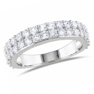 EVERLY JEWELRY | Sterling Silver 1 7/8 CT TGW Created White Sapphire Fashion Ring - 1 of 4