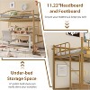 Loft Bed Twin Size with Ladder & Full Safety Guardrail, Heavy Duty Metal Twin Loft Bed 400 Lbs Load Capacity, Space-Saving - 4 of 4