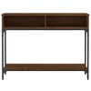 Clihome Modern Sonoma Oak Console Table, Versatile with Drawer and Shelf Entryway Table - 3 of 4