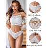 Avidlove Womens Underwear Lace Cheeky Panties Criss Cross Back Bikini Thongs Sexy Undies - 3 of 4