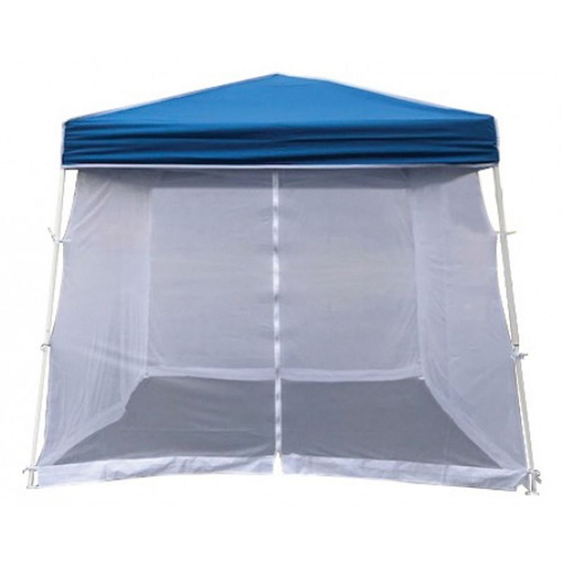 Z-Shade 10 Foot Horizon Angled Leg Screen Shelter Attachment with 10 by 10 Foot Push Button Angled Leg Instant Shade Canopy Tent, 2 of 7