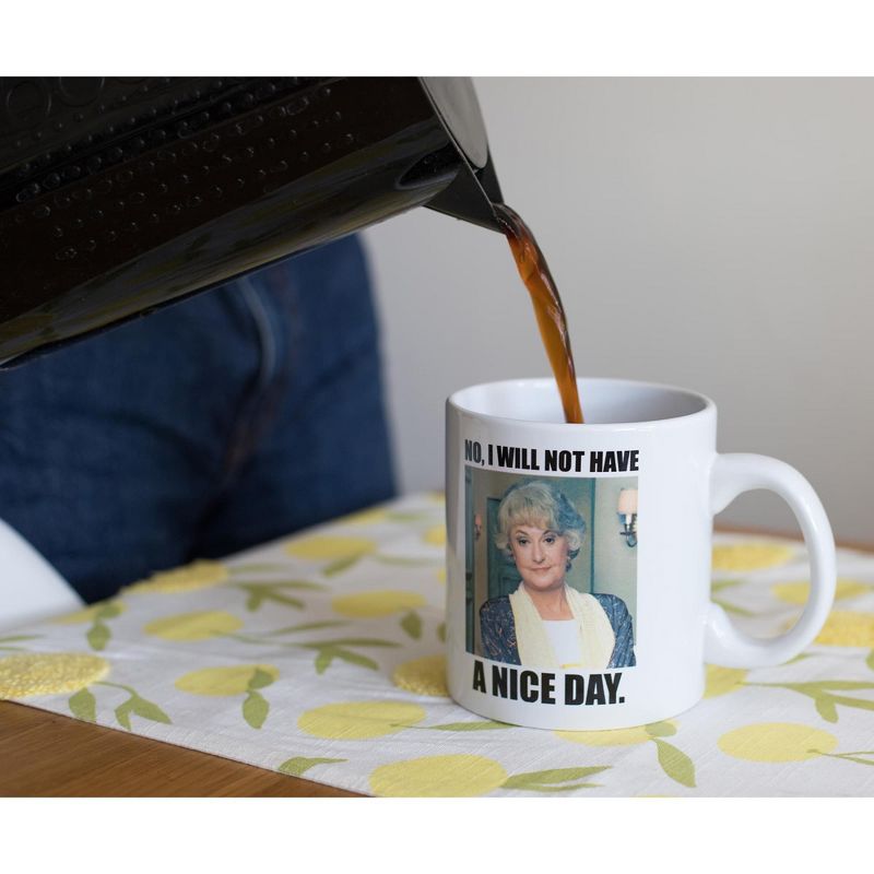 Silver Buffalo The Golden Girls Dorothy I Will Not Have A Nice Day 20oz Ceramic Mug Toynk Exclusive, 4 of 7