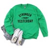 Simply Sage Market Women's Graphic Sweatshirt Stronger Than Yesterday - 3 of 4