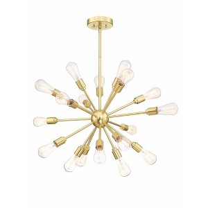 18-Light Modern Indoor Sputnik Chandelier With Soft Gold - 1 of 4