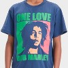 Boys' Bob Marley One Love Graphic T-Shirt - Blue - 2 of 4