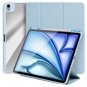 Vena For Apple iPad Air 13 Inch Case Clear, iPad Air M3 13 Inch Case, Trifold Stand, iPad Pro 12.9" Case (2022/2021/2020/2018), Pastel Blue - 1 of 4