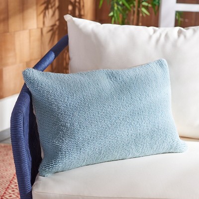Marine Baby Blue Rectangular Outdoor Throw Pillow Set