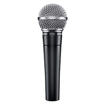 Shure SM58-LC Handheld Dynamic Vocal Microphone.