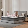 Itopfox Queen Mattress in a Box, Hybrid Cooling Gel Memory Foam & Pocketed Coils, Medium Firm, CertiPUR-US Certified, Pressure Relief - 3 of 4