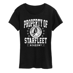 Women's - Star Trek - Property of Starfleet Short Sleeve Graphic T-Shirt - 1 of 4