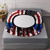 Acoinel 3 Pcs Big Pike Fish and American Flag Lightwight Ultra Soft Comforter Set with 2 Pillowcases, Black - 4 of 4