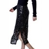 Women's Sequin Leopard Midi Skirt - DESIGN HISTORY - 3 of 4