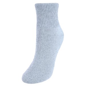 CTM Women's Diabetic Ankle Socks (3 Pair Pack) - 1 of 4