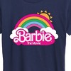 Women's - Barbie - Barbie Logo Rainbow Short Sleeve Graphic T-Shirt - 2 of 4