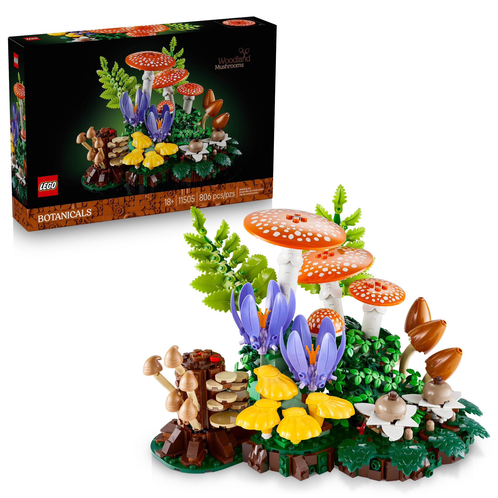 LEGO Botanicals Woodland Mushrooms - 11505