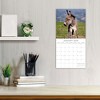 2026 Square Wall Calendar, Donkeys, 16-Month Animals Theme with 180 Reminder Stickers (12x12 In) - 2 of 4