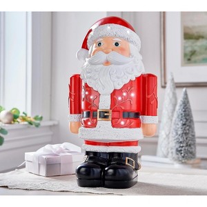 LED Resin Statuary, Santa - 1 of 1