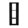 ORRD Black Bookcase with 3 Open Shelves, 39.4" Tall Melamine Storage for Small Spaces, Modern Scratch-Resistant Book Shelf for Living Room & Office - 4 of 4