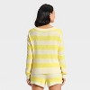 Women's Striped V-Neck Sweater Top - JoyLab™ - 2 of 3