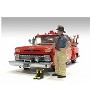 "Firefighters" Getting Ready Figure with Boots Accessory for 1/18 Scale Models by American Diorama - 4 of 4