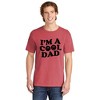 Simply Sage Market Men's Best Cool Dad Smiley Face Short Sleeve Garment Dyed Tee - 2 of 2