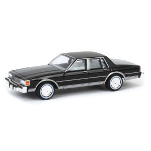1/64 1988 Chevy Caprice Classic Brougham, Black, Rick's Auto Sales GL51624 - 1 of 4