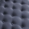 NicBex 30" Adult Bean Bag Chair with Button Tufted,Swivel Floor Sofa with Removable Wheels,Velvet Comfy Chair with 3 Pillows,Living Room Furniture - 4 of 4