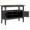 New Classic Furniture, Potomac Server-Brown/Black - 3 of 4