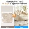 Mjkone Faux Fur Giant Bean Bag Chair - 3 of 4