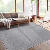 Area Rugs Plush Boho Non-Slip Rugs Thick Modern Floral Fluffy Large Rug Non-Shedding Easy Care Carpet for Bedroom Dining Room Office - 3 of 4