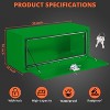Truck Bed Toolbox Underbody Truck Box Black Steel Under Truck Toolbox with Lock,Waterproof Heavy Duty Tool Box Storage Organizer Chest - 3 of 4